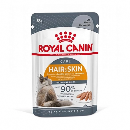 ROYAL CANIN FCN HAIR & SKIN CARE LOAF 85gr/12ΤΜΧ