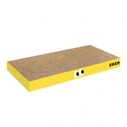 ZEZE SCRATCHING BOARD YELLOW 44x22x4cm