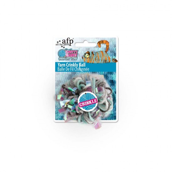 AFP Παιχνίδι Γάτας Knotty Habit Yarn Crinkly Ball
