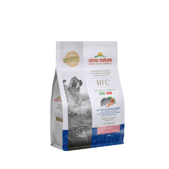 Almo Nature HFC XS-S Puppy Sea ​Bass & Bream, 300g