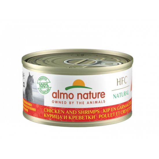 Almo Nature NATURAL-Chicken & Shrimps, 70g