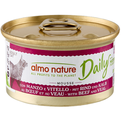 Almo Nature DAILY MOUSSE with Beef & Veal, 85g