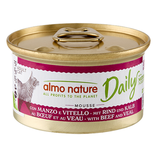 Almo Nature DAILY MOUSSE with Beef & Veal, 85g