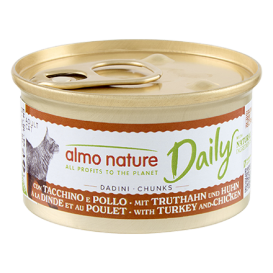 Almo Nature DAILY CHUNKS with Turkey & Chicken, 85g