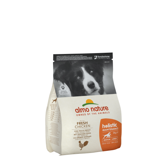 ALMO NATURE HOLISTIC dry dogfood, M-L Chicken, 2kg