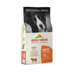 ALMO NATURE HOLISTIC dry dogfood, M-L Beef, 12kg