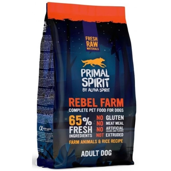 Alpha Spirit - Primal 65% Rebel Farm 12kg