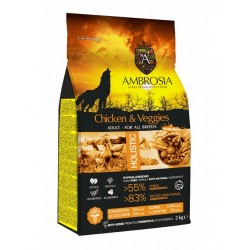 AMBROSIA Grain Free Adult Fresh Chicken & Veggies 12Kg