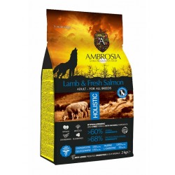 AMBROSIA Grain Free Adult Fresh Lamb & Salmon 12Kg