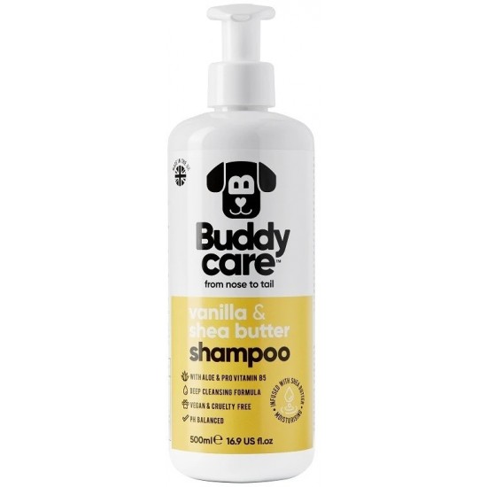 BUDDYCARE Vanilla & Shea Butter Shampoo 500ml