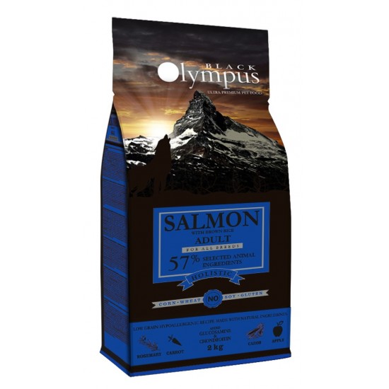 Black Olympus Adult All Breeds Single Protein Holistic Με Σολωμό 12 kg