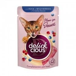 Delickcious Pouch Duck & Berries 85gr