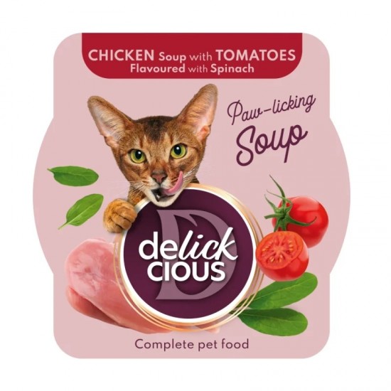 Delickcious Soup Chicken & Tomato 80gr