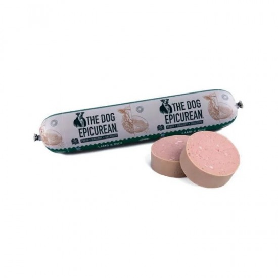 DOCA - The Dog Epicurean Σαλάμι Complete care Αρνί & Ρύζι 800gr