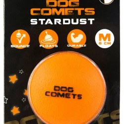 DOG COMETS - BALL STARDUST ORANGE MEDIUM 60 mm 