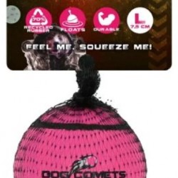 DOG COMETS - NEUTRON STAR TENNIS BALL WITH SQUEAKER L Pink