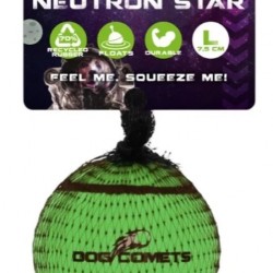 DOG COMETS - NEUTRON STAR TENNIS BALL WITH SQUEAKER L Green