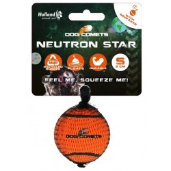 DOG COMETS - NEUTRON STAR TENNIS BALL WITH SQUEAKER S Orange