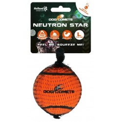 DOG COMETS - NEUTRON STAR TENNIS BALL WITH SQUEAKER L Orange
