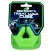 DOG COMETS - TREAT LOCK CUBE GREEN 80mmx80mm 