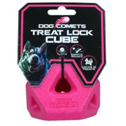 DOG COMETS - TREAT LOCK CUBE PINK 80mmx80mm 