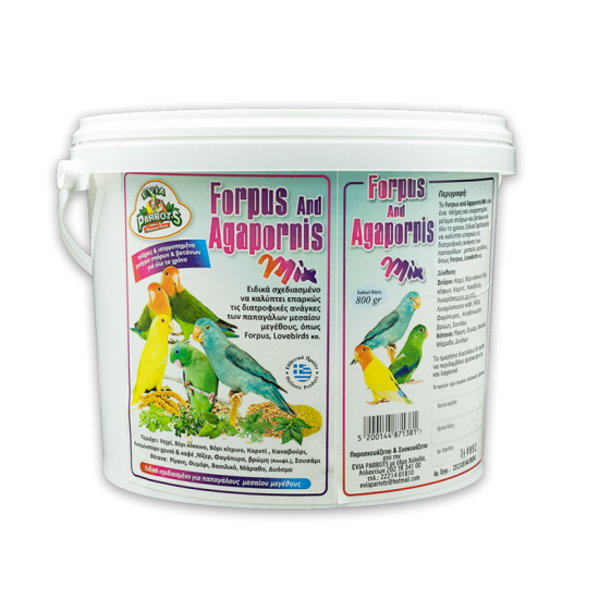 EVIA PARROT Forpus And Agapornis Mix 3kg