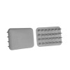 FIBOO Hard Brush 9cm Γκρι Ανοικτό