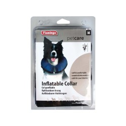FLAMINGO - INFLATABLE COLLAR FOR DOGS M