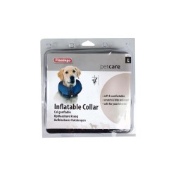 FLAMINGO - INFLATABLE COLLAR FOR DOGS L