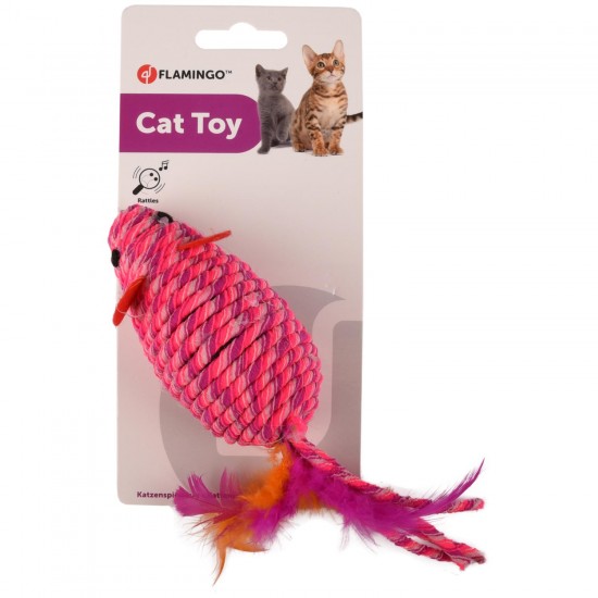 FLAMINGO - CT MOUSE BIBI PINK 21CM