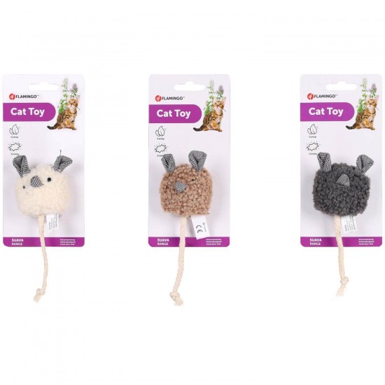 FLAMINGO - CT SUAVA ROUND MOUSE 15x6x5CM ASSORTMENT