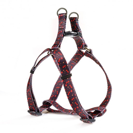 Glee - Σαμαράκι Ιμάντα τύπου Α Red Bones S 15mmx25-45cm