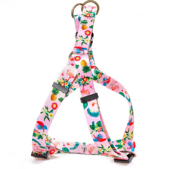 GLEE - Σαμαράκι Ιμάντα τύπου Α Flowers XS 10mmx20-35cm