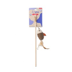 GLEE For Cats - Fish Wand Pine Wood 19cm
