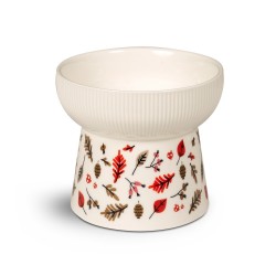 Glee Μπολ Υπερυψωμένο Spring Κεραμικό Small 250ml Γκρι