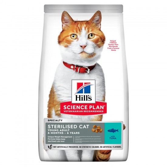 Hill's - Science Plan Sterilised Cat Young Adult Tuna 1,5kg