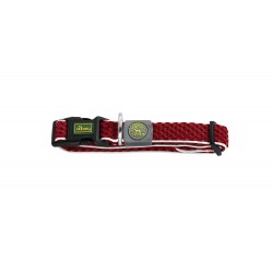 HUNTER - Collar Hilo Vario Basic S mesh, red 30-43 cm