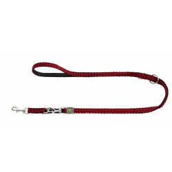 HUNTER - Adjustable leash Hilo 20/200 mesh, red