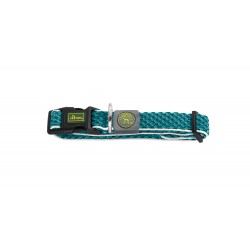 HUNTER - Collar Hilo Vario Basic S, mesh, turquoise 30-43 cm