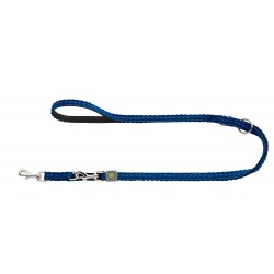 HUNTER - Adjustable leash Hilo 20/200 mesh, blue