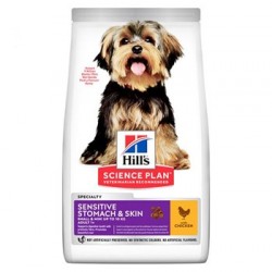 Hill's - Science Plan Adult Sensitive Stomach & Skin Small & Mini Chicken 1,5kg -20%