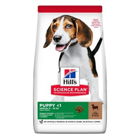 Hill's - Science Plan Puppy Medium Lamb & Rice 2,5kg