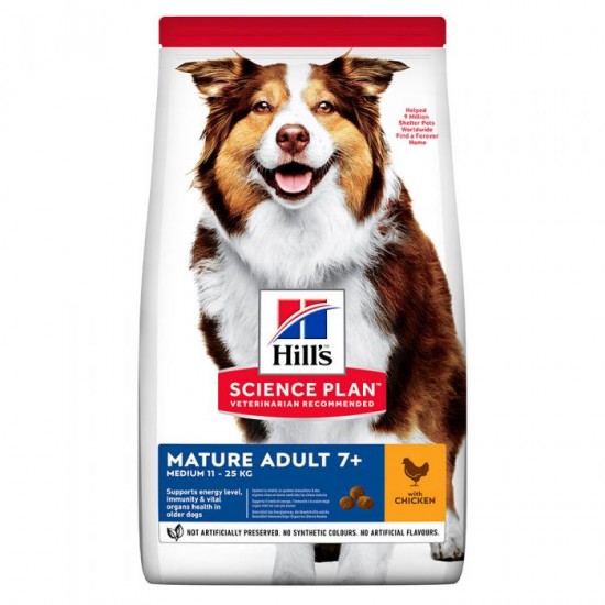 Hill's - Science Plan Mature Adult Dog Medium Chicken 2,5kg