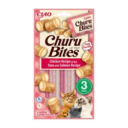 Churu Cat Bites Chicken & Tuna & Salmon 30gr