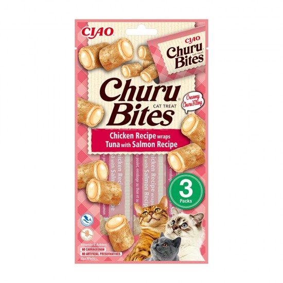 Churu Cat Bites Chicken & Tuna & Salmon 30gr