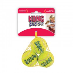 KONG - Squeakair Tennis Κίτρινο Small 3 τεμ.