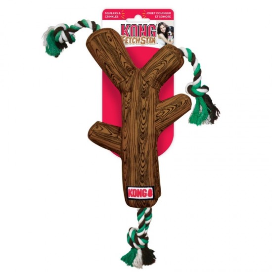 KONG - FETCH STIX WITH ROPE MEDIUM