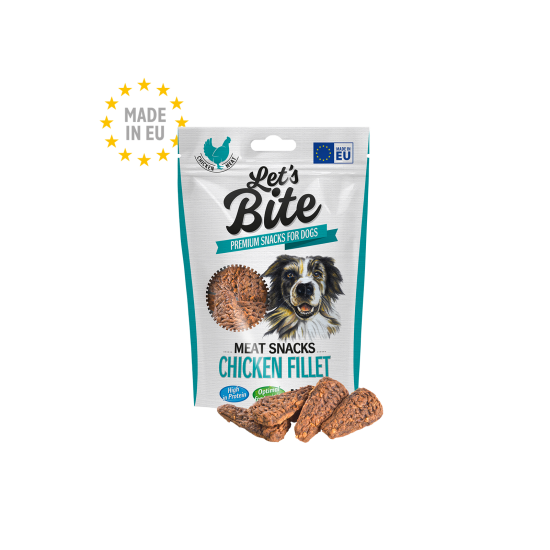 LET’S BITE MEAT SNACK CHICKEN FILLETS 80gr