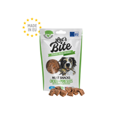 LET’S BITE MEAT SNACK CHICKEN & PORK SLICES WITH CRANBERRIES AND ARTICHOKE 80gr