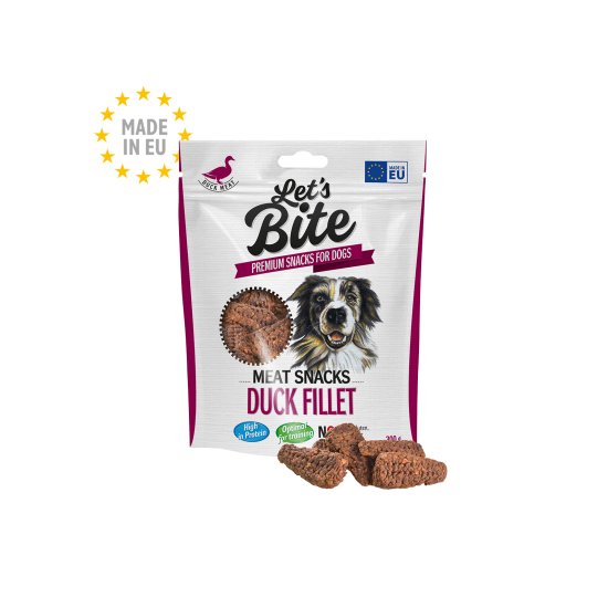 LET’S BITE MEAT SNACK DUCK FILLETS 80gr